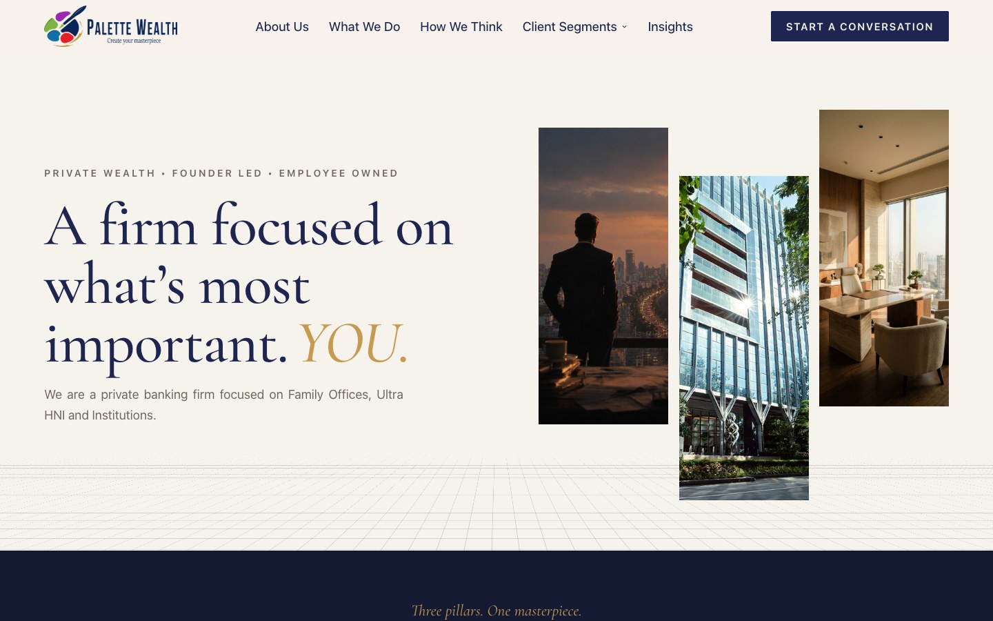 Palette Wealth website